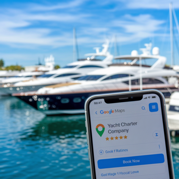 SEO for yacht charter on phone